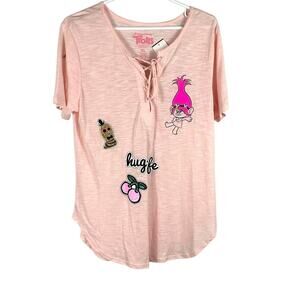 Dreamwork’s Trolls Pink Hug Life Lightweight Top Size XL